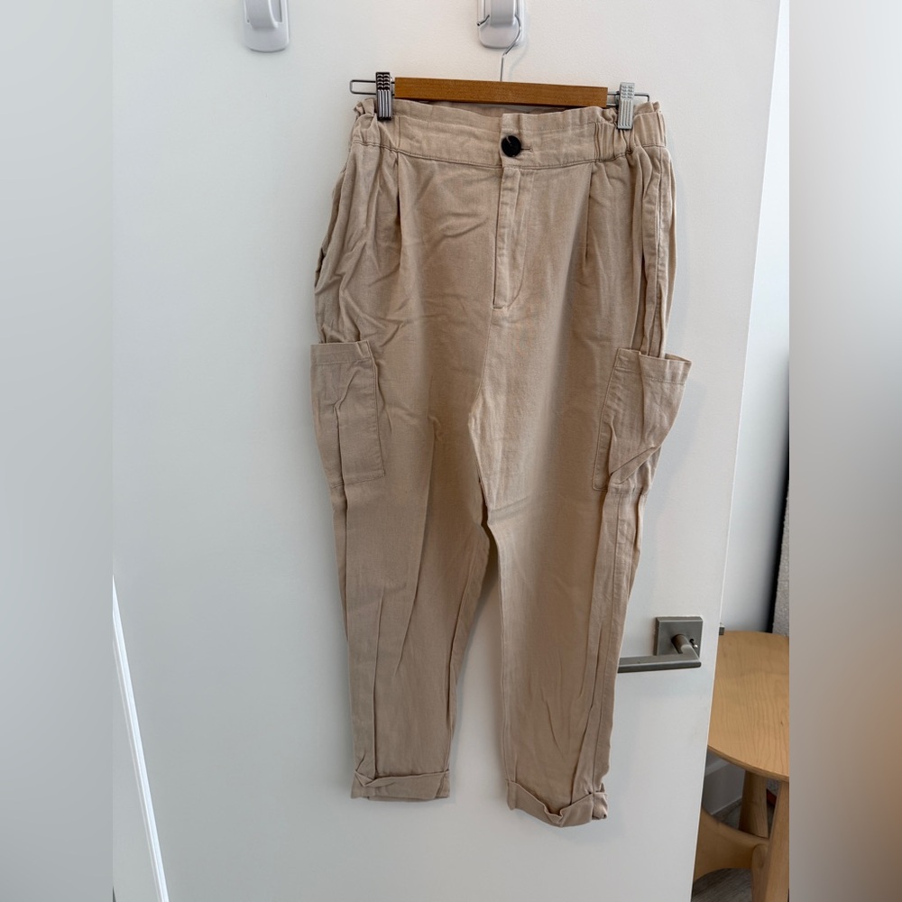 Zara Women’s Beige Cargo Pants Sz 2